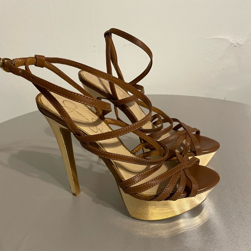 Jessica Simpson Strappy Platform Heels